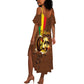 Ethiopia's Pride - Coffee Culture Summer Maxi Dress