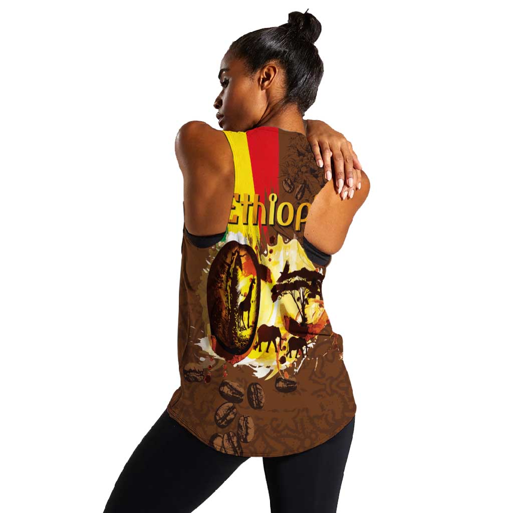 Ethiopia's Pride - Coffee Culture Women Racerback Tank