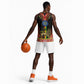 Ethiopia Lion of Judah and The Star Seal Basketball Jersey Dashiki Style LT03