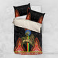 Ethiopia Lion of Judah and The Star Seal Bedding Set Dashiki Style