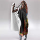 Ethiopia Lion of Judah and The Star Seal Hooded Blanket Dashiki Style