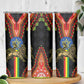 Ethiopia Lion of Judah and The Star Seal Skinny Tumbler Dashiki Style