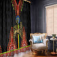 Ethiopia Lion of Judah and The Star Seal Window Curtain Dashiki Style