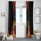 Ethiopia Lion of Judah and The Star Seal Window Curtain Dashiki Style
