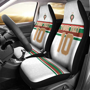 Custom Moroccan Football Car Seat Cover The Hunt of Atlas Lions