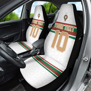 Custom Moroccan Football Car Seat Cover The Hunt of Atlas Lions