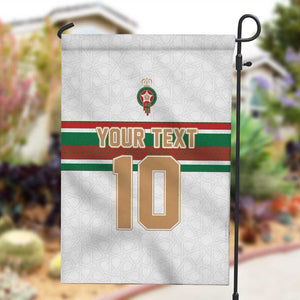 Custom Moroccan Football Garden Flag The Hunt of Atlas Lions