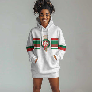 Custom Moroccan Football Hoodie Dress The Hunt of Atlas Lions