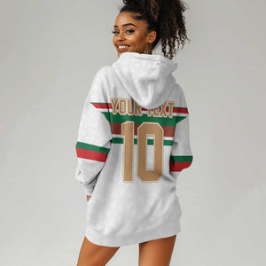 Custom Moroccan Football Hoodie Dress The Hunt of Atlas Lions