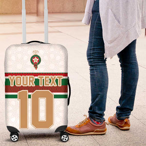 Custom Moroccan Football Luggage Cover The Hunt of Atlas Lions