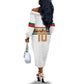 Custom Moroccan Football Off The Shoulder Long Sleeve Dress The Hunt of Atlas Lions