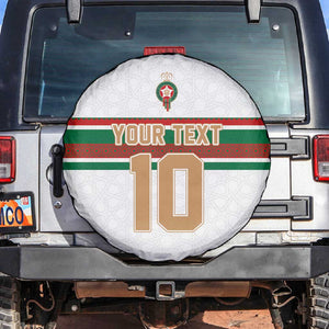 Custom Moroccan Football Spare Tire Cover The Hunt of Atlas Lions