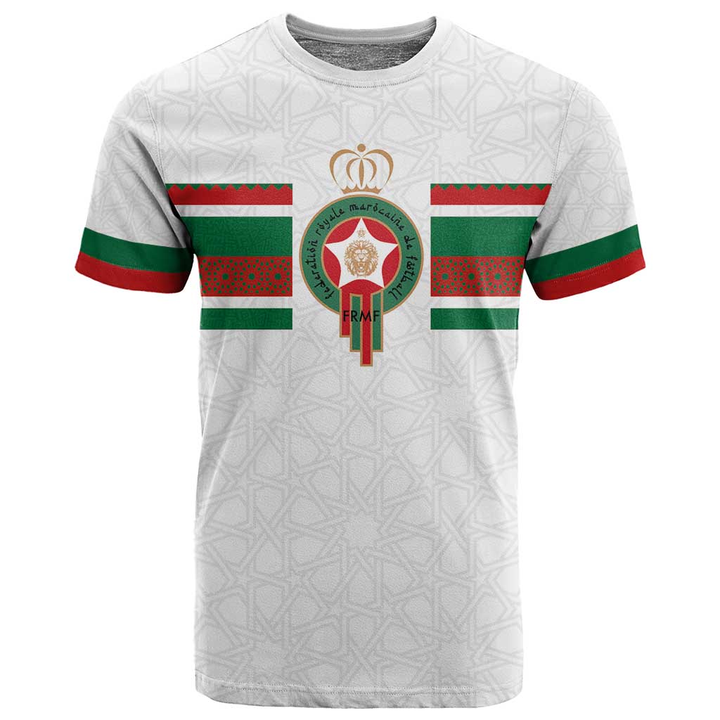 Custom Moroccan Football T shirt The Hunt of Atlas Lions