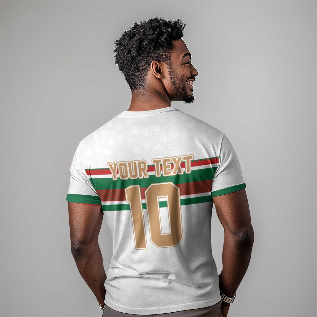 Custom Moroccan Football T shirt The Hunt of Atlas Lions