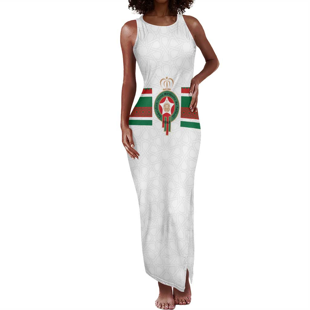 Custom Moroccan Football Tank Maxi Dress The Hunt of Atlas Lions