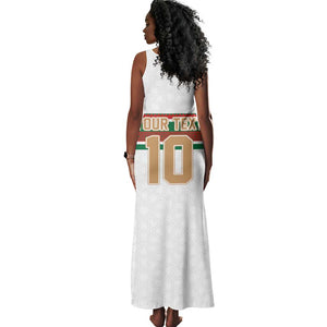 Custom Moroccan Football Tank Maxi Dress The Hunt of Atlas Lions