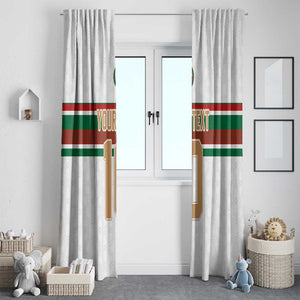 Custom Moroccan Football Window Curtain The Hunt of Atlas Lions