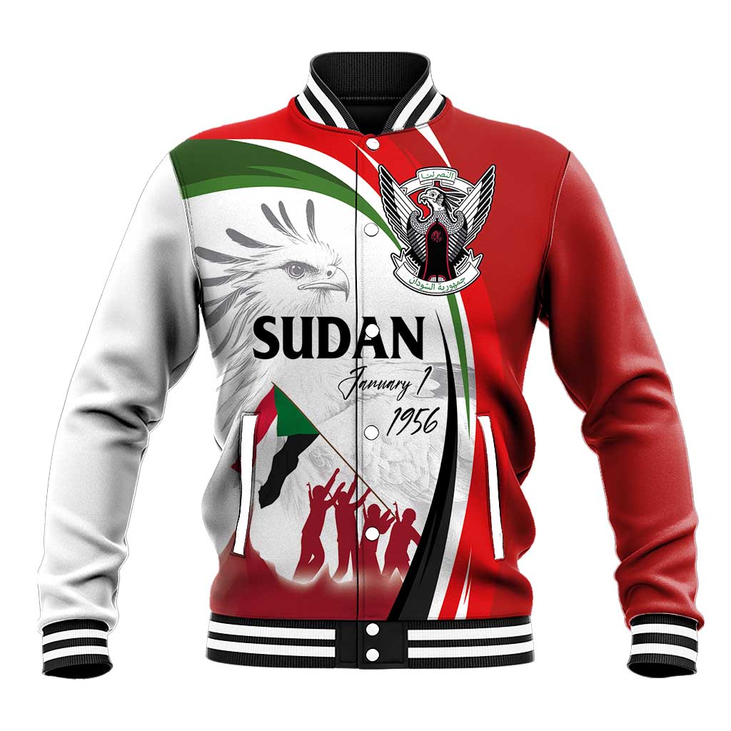 Happy Independence of Sudan Baseball Jacket Soldiers Fight for Homeland - Victory is ours