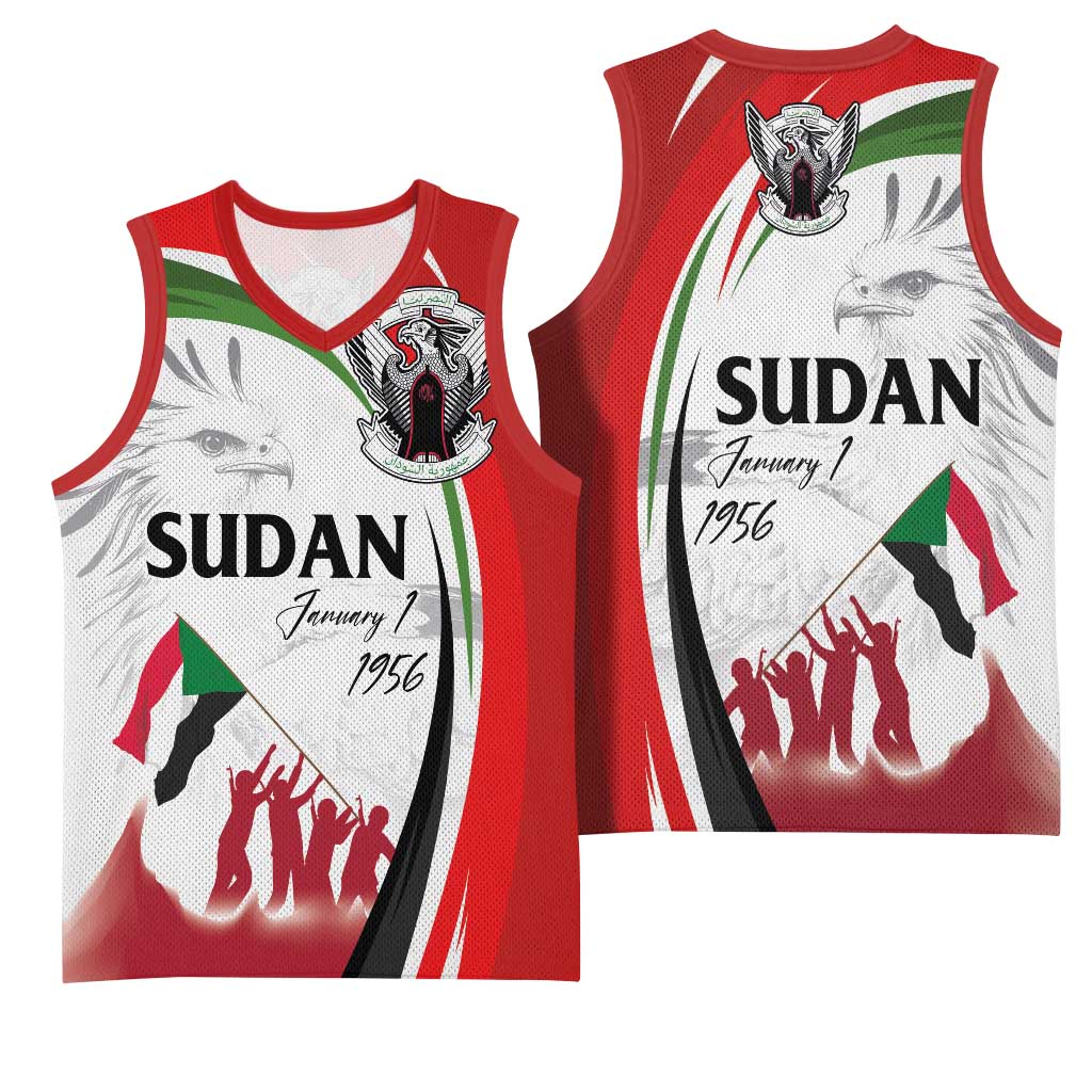 Happy Independence of Sudan Basketball Jersey Soldiers Fight for Homeland - Victory is ours LT03