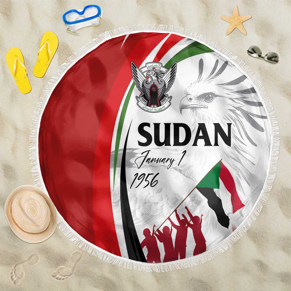 Happy Independence of Sudan Beach Blanket Soldiers Fight for Homeland - Victory is ours