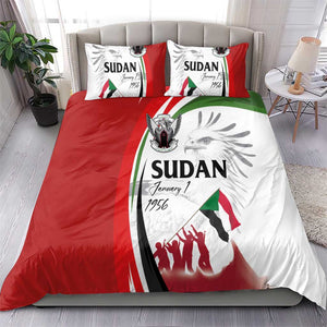 Happy Independence of Sudan Bedding Set Soldiers Fight for Homeland - Victory is ours