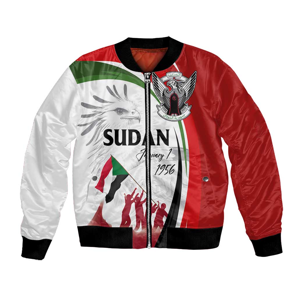 Happy Independence of Sudan Bomber Jacket Soldiers Fight for Homeland - Victory is ours