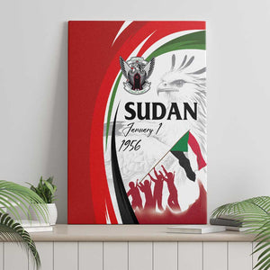 Happy Independence of Sudan Canvas Wall Art Soldiers Fight for Homeland - Victory is ours