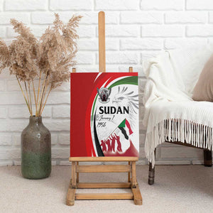 Happy Independence of Sudan Canvas Wall Art Soldiers Fight for Homeland - Victory is ours