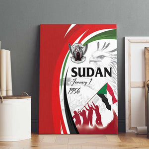 Happy Independence of Sudan Canvas Wall Art Soldiers Fight for Homeland - Victory is ours