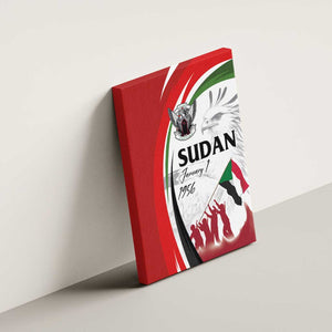 Happy Independence of Sudan Canvas Wall Art Soldiers Fight for Homeland - Victory is ours