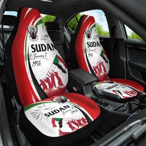 Happy Independence of Sudan Car Seat Cover Soldiers Fight for Homeland - Victory is ours