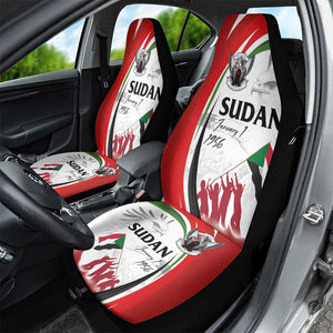 Happy Independence of Sudan Car Seat Cover Soldiers Fight for Homeland - Victory is ours