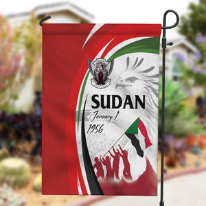 Happy Independence of Sudan Garden Flag Soldiers Fight for Homeland - Victory is ours