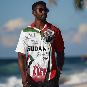 Happy Independence of Sudan Hawaiian Shirt Soldiers Fight for Homeland - Victory is ours