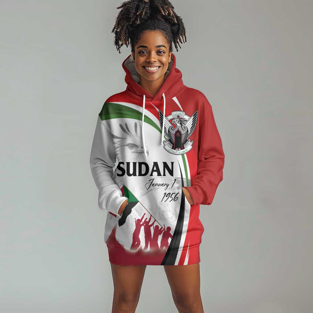 Happy Independence of Sudan Hoodie Dress Soldiers Fight for Homeland - Victory is ours