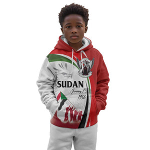 Happy Independence of Sudan Kid Hoodie Soldiers Fight for Homeland - Victory is ours