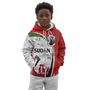 Happy Independence of Sudan Kid Hoodie Soldiers Fight for Homeland - Victory is ours