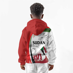 Happy Independence of Sudan Kid Hoodie Soldiers Fight for Homeland - Victory is ours