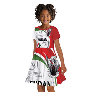 Happy Independence of Sudan Kid Short Sleeve Dress Soldiers Fight for Homeland - Victory is ours