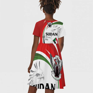 Happy Independence of Sudan Kid Short Sleeve Dress Soldiers Fight for Homeland - Victory is ours