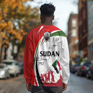 Happy Independence of Sudan Long Sleeve Shirt Soldiers Fight for Homeland - Victory is ours