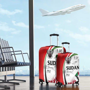 Happy Independence of Sudan Luggage Cover Soldiers Fight for Homeland - Victory is ours