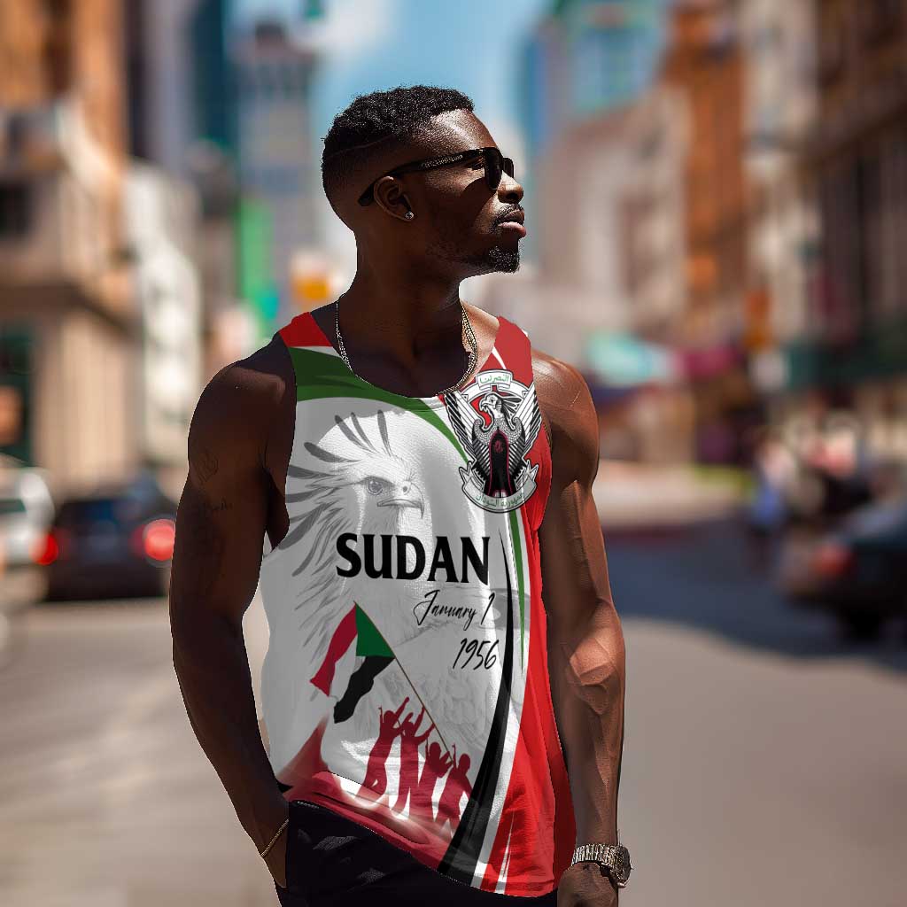 Happy Independence of Sudan Men Tank Top Soldiers Fight for Homeland - Victory is ours