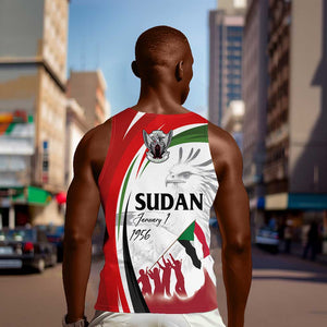 Happy Independence of Sudan Men Tank Top Soldiers Fight for Homeland - Victory is ours