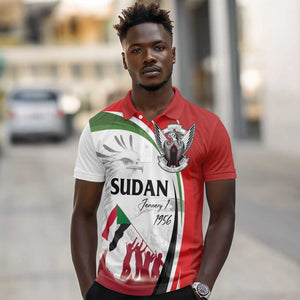 Happy Independence of Sudan Polo Shirt Soldiers Fight for Homeland - Victory is ours