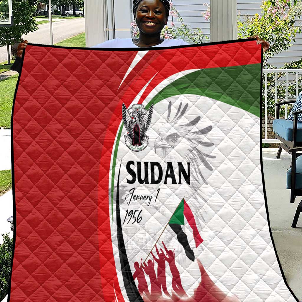 Happy Independence of Sudan Quilt Soldiers Fight for Homeland - Victory is ours