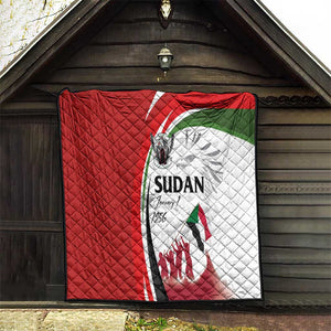 Happy Independence of Sudan Quilt Soldiers Fight for Homeland - Victory is ours