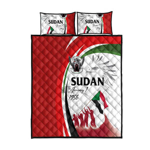 Happy Independence of Sudan Quilt Bed Set Soldiers Fight for Homeland - Victory is ours