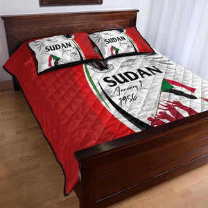 Happy Independence of Sudan Quilt Bed Set Soldiers Fight for Homeland - Victory is ours