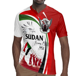 Happy Independence of Sudan Rugby Jersey Soldiers Fight for Homeland - Victory is ours